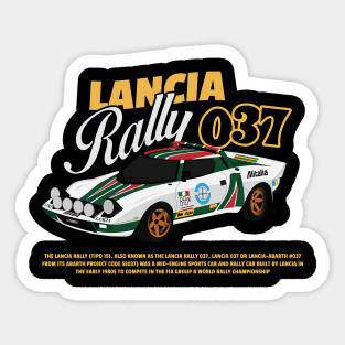 Lancia Rally 037 Sticker